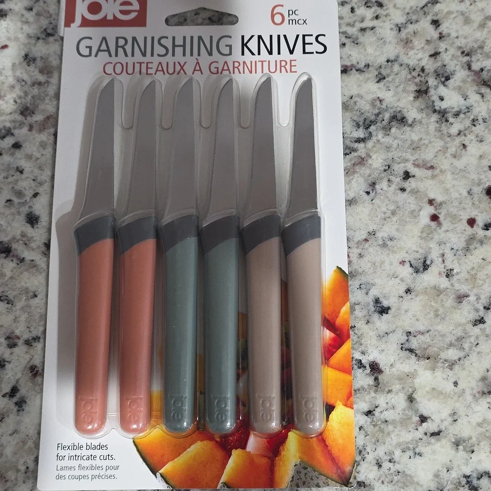 6 Pc Garnishing Knifes Set